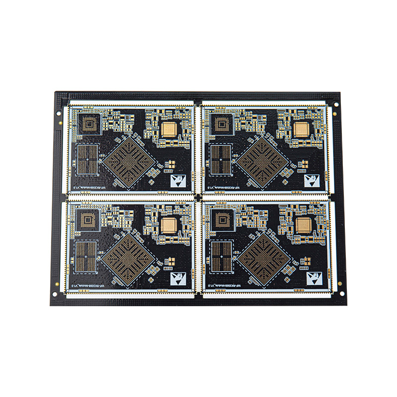 6-Layer Gold-Plated Board, Line Width And Spacing Of 3/3, BGA, Half-Hole Technology