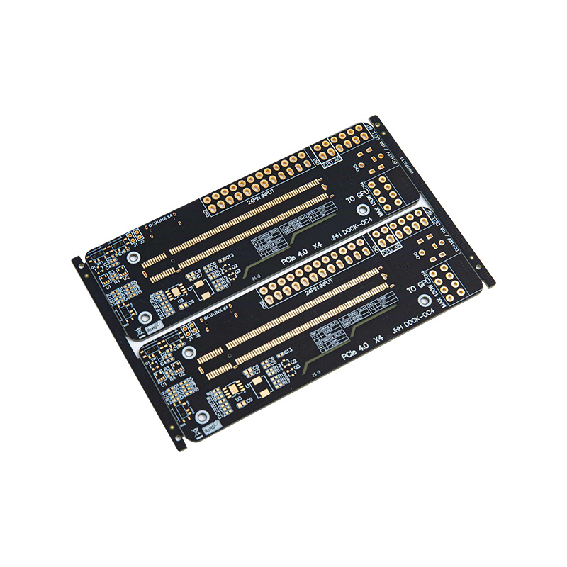 Double-Sided Blackened Gold Plate