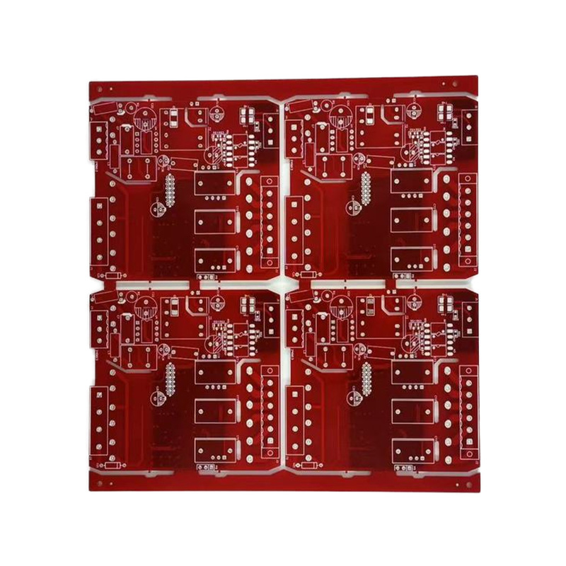 Double-Sided Red Lead-Free Soldered Board